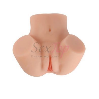 Мастурбатор вагін реалістичний Versatile Realistic Vagina and Ass Masturbator Laura тілесного кольору - фото товару 4