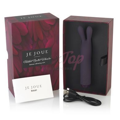 Вибратор с ушками Je Joue - Rabbit Bullet Vibrator Purple, глубокая вибрация &mdash;  фото товара 8