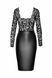 Сукня Noir Handmade F295 Euphoria lace and wetlook midi dress - XL &mdash; фото 4 з 7