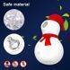 Кліторальний всмоктувальний вакуумний вібратор червоного кольору Cnt Christmas Snowman &mdash; фото 4 з 5