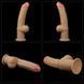 Двухслойный фаллоимитатор силиконовый реалистичный на присоске Lovetoy &mdash; фото 4 из 10