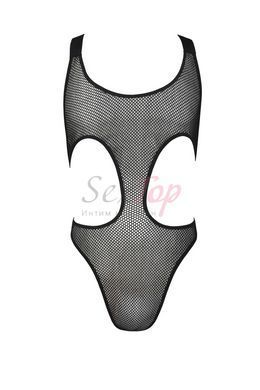 Чоловіче сітчасте боді Passion 040 LEON S/M Black, сітка, резинки - фото товару 3