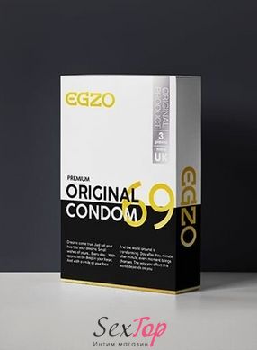 Анатомические презервативы EGZO Original (упаковка 3 шт) SO3058 фото