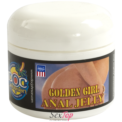 Анальный гель-смазка DocJohnson Golden Girl Anal Jelly (56 мл) на масляной основе, увлажняющий SO1568 фото