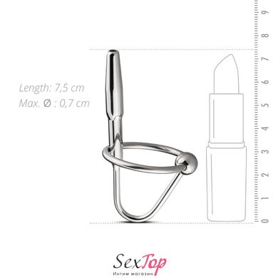Уретральний стимулятор Sinner Gear Unbendable – Sperm Stopper Hollow Ring, 2 кільця (2,5 см та 3 см) SO4581 фото