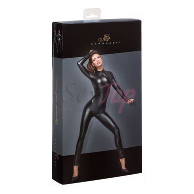 Комбинезон Noir Handmade F162 Powerwetlook overall with leash and two-way zipper - S &mdash;  фото товара 5