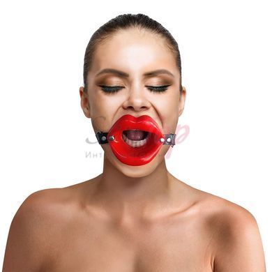 Кляп расширитель в форме губ Art of Sex - Gag Lips, натуральная кожа &mdash;  фото товара 2