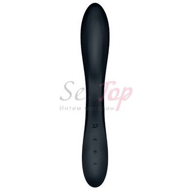 Вібратор із перлинною стимуляцією точки G Satisfyer Rrrolling Explosion Black - фото товару 4