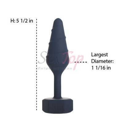 Анальная пробка Lux Active Twist Plug Small Blue &mdash;  фото товара 4