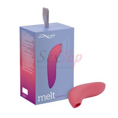 Вакуумный смарт-стимулятор для пар Melt by We-Vibe Coral, удобно совмещать с проникающим сексом,  - 8