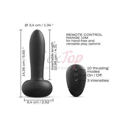 Универсальный пульсатор Dorcel DEEP THRUST, пульт ДУ &mdash;  фото товара 2
