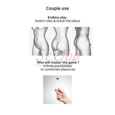 Безремінний вібрострапон з вакуумною стимуляцією Strap-On-Me MULTI ORGASM Fuchsia M, регульований - фото товару 10