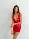 Лакована сукня з сексуальним декольте «Промениста Емілія» D&A, М, червона SO6759 фото 3