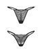 Набор трусиков Obsessive Clara 2-pack thong 2XL/3XL &mdash; фото 5 из 7