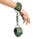 Премиум наручники LOVECRAFT зеленые, натуральная кожа, в подарочной упаковке SO3293 фото 3