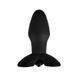Анальна вібропробка чорного кольору Vscnovelty Perfect Vibrating Rocket Butt Plug &mdash; фото 2 з 5