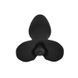 Анальна вібропробка чорного кольору Vscnovelty Perfect Vibrating Rocket Butt Plug &mdash; фото 3 з 5