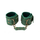Преміум наручники LOVECRAFT зелені, натуральна шкіра, в подарунковій упаковці SO3293 фото 1