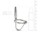 Уретральный стимулятор Sinner Gear Unbendable - Sperm Stopper Hollow Ring, 2 кольца (2,5 см и 3 см) SO4581 фото 4