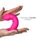 Дилдо з присоскою Adrien Lastic Hitsens 2 Pink, відмінно для страпона, макс. діам. 4см, довж. 16,7см &mdash; фото 3 з 6