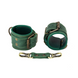Преміум наручники LOVECRAFT зелені, натуральна шкіра, в подарунковій упаковці SO3293 фото 2