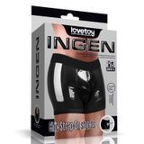 Шорты для страпона ил полиэстера Chic Strap-On Shorts Black Small черные талия 70&ndash;80 см &mdash;  фото товара 1