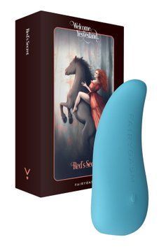 Вибратор FairyGasm ThrillLeaf blue,  - 1