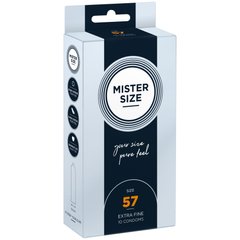 Презервативи Mister Size - pure feel - 57 (10 condoms), товщина 0,05 мм (м'ята упаковка!!!) SO8045-R фото