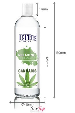 Смазка на гибридной основе BTB Relaxing Lubricant Cannabis (250 мл) SO7538 фото