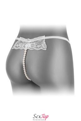 Трусики-стринги с жемчужной ниткой Fashion Secret KATIA White SO2246 фото