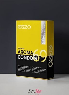 Ароматизированные презервативы EGZO Aroma (упаковка 3 шт) SO3059 фото
