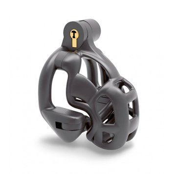 Пояс верности для мужчин Double Lock Male Chastity Device Nub черный &mdash;  фото товара 1