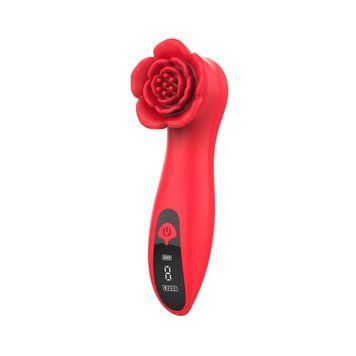 Роскошный вибратор для клитора Loviss Tona Rose Vibrator, в виде розы, 9 режимов,  - 1