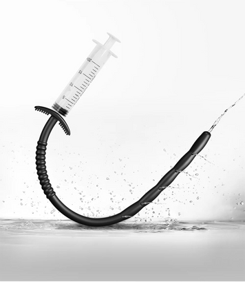 Уретральний стимулятор Horse Eye Stick з порожнистим катетером та функцією впорскування - фото товару 1