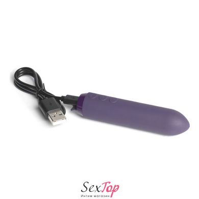 Минивибратор Je Joue - Classic Bullet Vibrator Purple с глубокой вибрацией и фиксацией на палец SO3040 фото