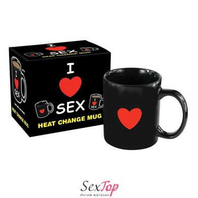 Кружка с приколом Mug (Heat Change) - I Love Sex SO2086 фото