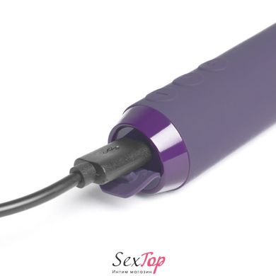 Минивибратор Je Joue - Classic Bullet Vibrator Purple с глубокой вибрацией и фиксацией на палец SO3040 фото