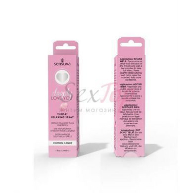 Спрей для мінету Sensuva Deeply Love You Cotton Candy (29 мл), для глибокого мінету - фото товару 3