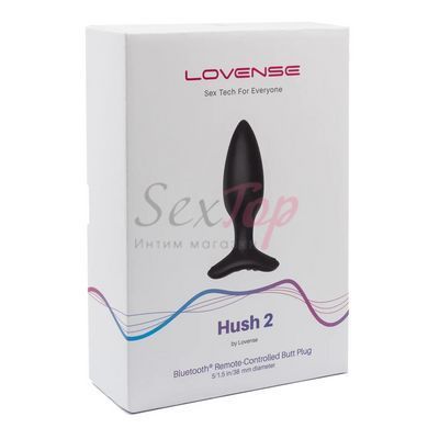 Анальна смарт-вібропробка Lovense Hush 2, розмір S - фото товару 4