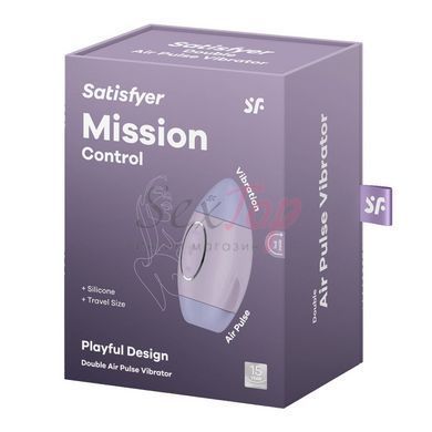 Вакуумный вибратор Satisfyer Mission Control Violet &mdash;  фото товара 6