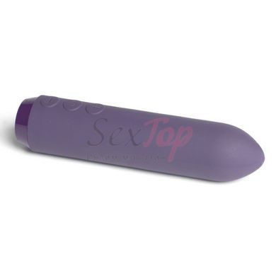 Минивибратор Je Joue - Classic Bullet Vibrator Purple с глубокой вибрацией и фиксацией на палец &mdash;  фото товара 3