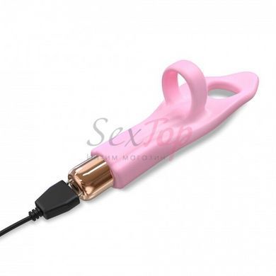 Вибратор на палец Love To Love Tickle me - BABY PINK перезаряжаемый, 3 варианта использования,  - 4