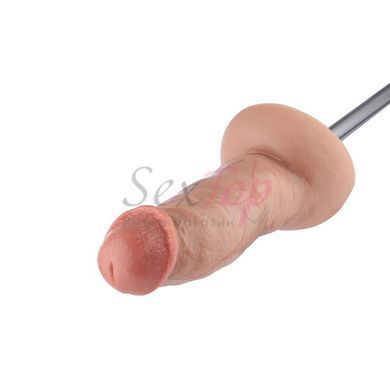 Гиперреалистичный фаллоимитатор для секс-машин Hismith Hyper Realistic Silicone Dildo, KlicLok &mdash;  фото товара 8
