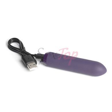 Минивибратор Je Joue - Classic Bullet Vibrator Purple с глубокой вибрацией и фиксацией на палец &mdash;  фото товара 6