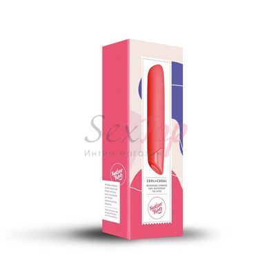 Вібратор SugarBoo Cool Coral, 10 рівнів інтенсивності - фото товару 5