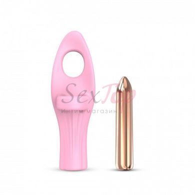 Вибратор на палец Love To Love Tickle me - BABY PINK перезаряжаемый, 3 варианта использования,  - 2