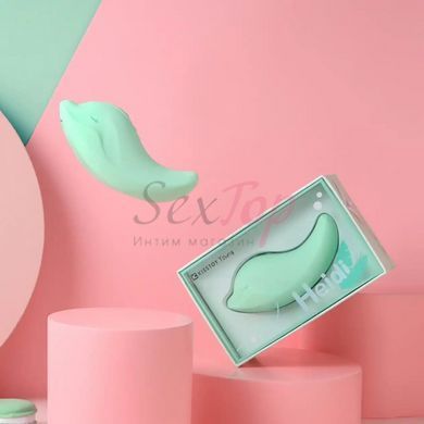 Вибратор и клиторальный стимулятор KISSTOY Heidi Green &mdash;  фото товара 5