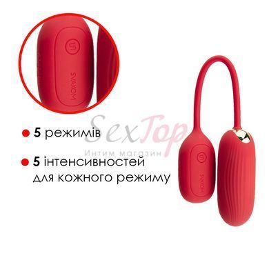 Віброяйце Svakom Muse Red - фото товару 4