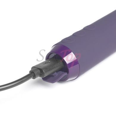 Минивибратор Je Joue - Classic Bullet Vibrator Purple с глубокой вибрацией и фиксацией на палец &mdash;  фото товара 5