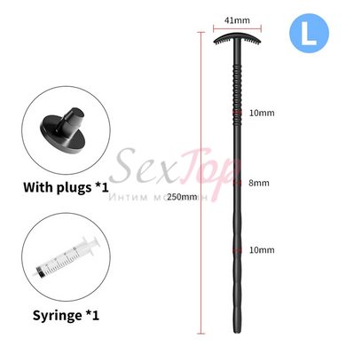Уретральний стимулятор Horse Eye Stick з порожнистим катетером та функцією впорскування - фото товару 2